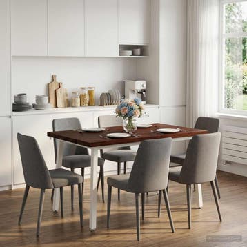 vidaXL 120 x 90 x 75 cm Massief Acacia Hout Donkerbruin en, Huis en Inrichting, Verzenden, Nieuw