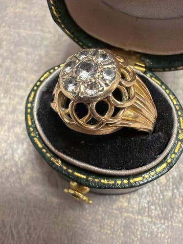 Ring - 12 kt. Geel goud - 12-karaats gouden ring