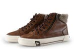 Mustang Hoge sneakers in maat 38 Bruin, Bruin, Verzenden, Zo goed als nieuw, Sneakers