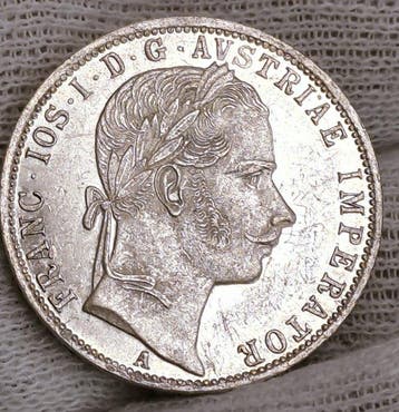 Oostenrijk. Franz Joseph I. 1 Florin (Gulden) 1861 A (Zonder