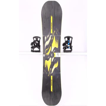 160 snowboard SALOMON WILD CARD, Black/yellow, FLAT/rocker, Verzenden