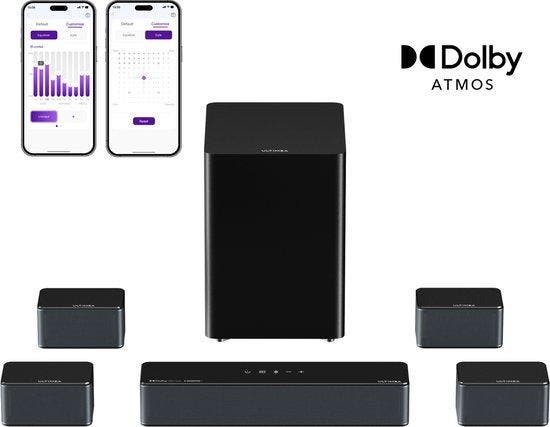 Poseidon D80 Boom - 7.1 Soundbar voor tv - met Dolby Atmo..., TV, Hi-fi & Vidéo, Ensembles home-cinéma, Envoi
