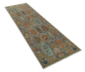 Kazak - Meisterstück - Nieuw - Loper - 250 cm - 80 cm, Nieuw
