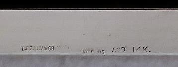 Tiffany & Co. Art Deco - Cadre photo - Argent 925