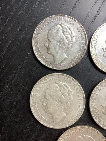 Nederland. Wilhelmina. 2 1/2 Gulden 1929-1939 (Zonder