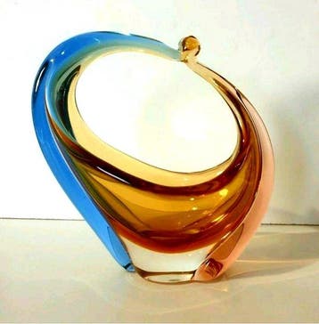 Mstisov-glasfabriek - Hana Machovska - Balustervaas - Glas -