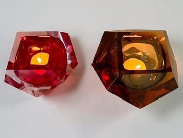 La Serenissima - Kandelaar de jaren zestig - Muranoglas, Antiek en Kunst