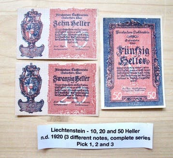 Allemagne, Liechtenstein. - 150+ Different Notgeld notes