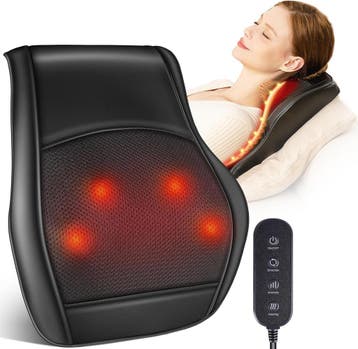 Shiatsu Massagekussen met warmte | Retour deal | 52% korting, Verzenden, Zo goed als nieuw, Overige typen