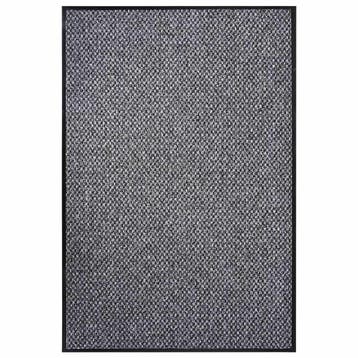 vidaXL Deurmat 80x120 cm grijs, Verzenden, Nieuw