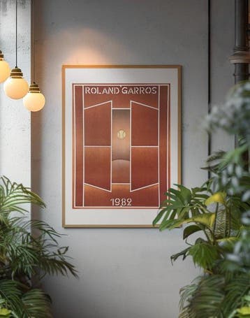Jean-Michel Folon - Roland Garros 1982 | Litografia Maeght, Antiek en Kunst