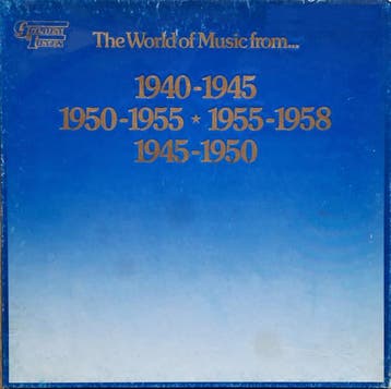 Unknown Artist - The World Of Music From... 1940-1945 1945-1, Verzenden, Gebruikt
