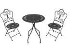 Veiling - AXI Marilou metalen Bistroset Romantisch Antraciet, Tuin en Terras, Nieuw