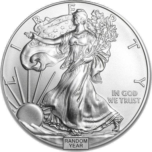 Verenigde Staten. 1 Dollar 100 x 1 oz $1 USD American Silver, Timbres & Monnaies, Métaux nobles & Lingots