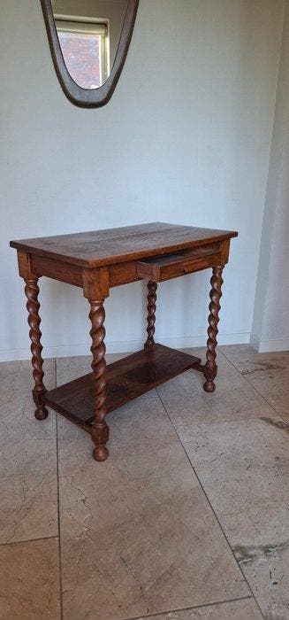 Bijzettafel - Hout eiken - VICTORIAN-EDWARDIAN STIJL