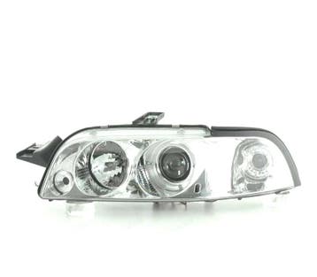 Phares Pour Fiat Punto 93-99 Angel Eyes Fond Chromé Man, Verzenden, Nieuw