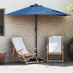 vidaXL Tuinparasol Azurblauw 294 x 150 x 224 cm Polyester en, Verzenden, Nieuw