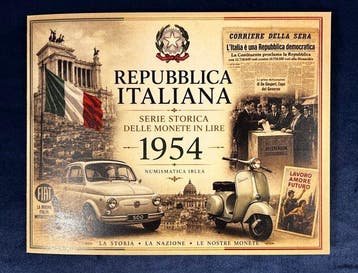 Italië, Republiek Collezione 1954-1960 Sette anni di storia
