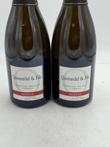 Quenardel & Fils, Reserve - Champagne Brut - 2 Magnums (1,5, Nieuw