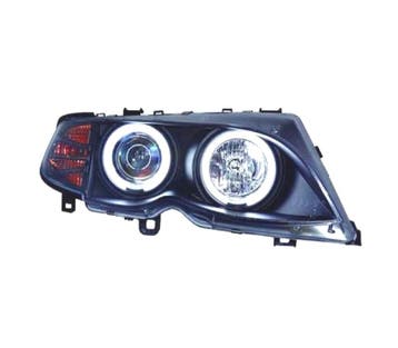 PHARES POUR BMW SÉRIE 3 E46 4P 01-05 ANGEL EYES CCFL + CLIGN, Verzenden, Nieuw