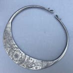 Argent - Collier ras du cou - Tribal Hasli Torque India