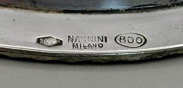 Art Deco Era Salver - Dienblad - .800 zilver