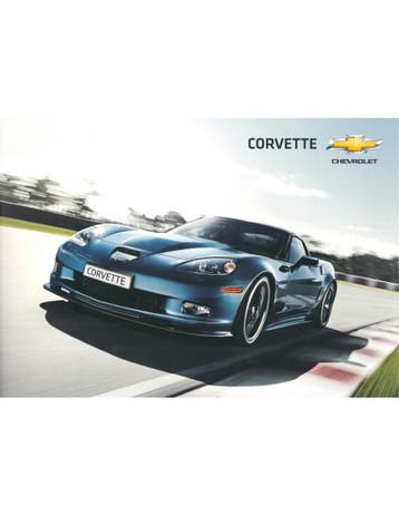 2010 CHEVROLET CORVETTE BROCHURE DUITS, Ophalen of Verzenden