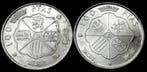 Espagne. Lote de 2 Moedas de Prata de 100 Pesetas (1966)