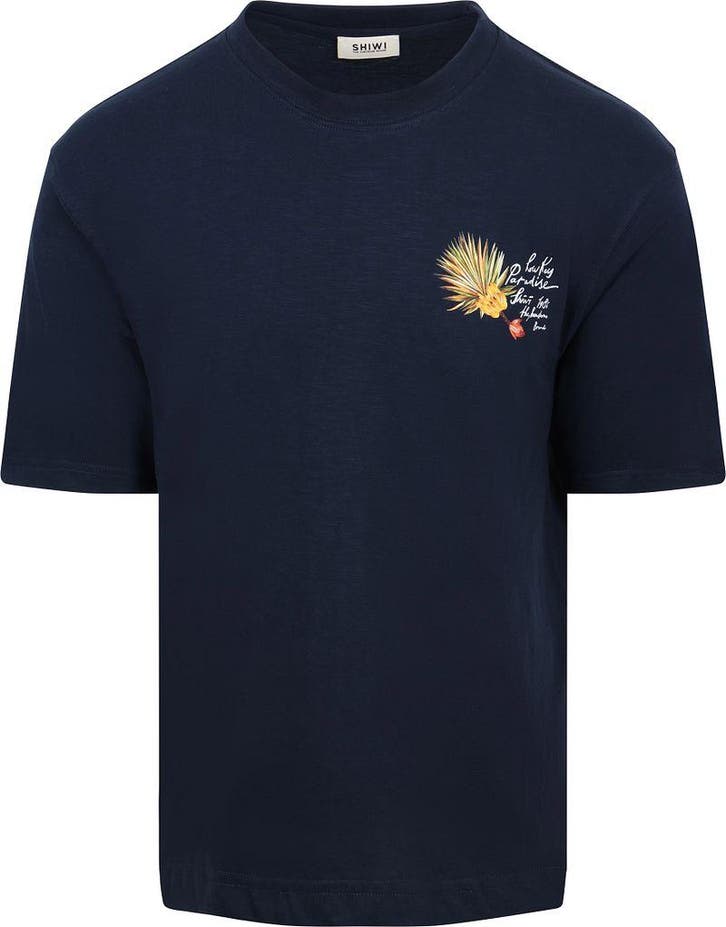 Shiwi T-Shirt Finn Navy maat Maat 52/54 (L) Heren, Kleding | Heren, T-shirts, Blauw, Nieuw, Maat 52/54 (L), Verzenden