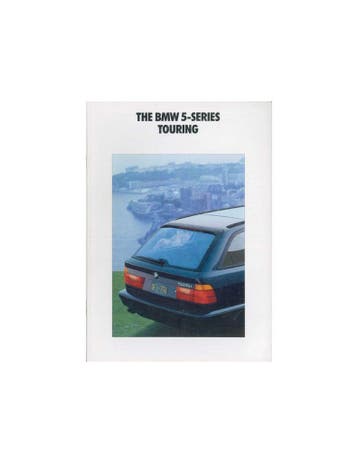 1992 BMW 5 SERIE TOURING BROCHURE ENGELS (USA)