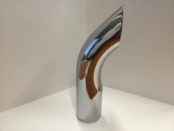 2,25 inch Verchroomde gebogen sierstuk, Ophalen of Verzenden, Nieuw