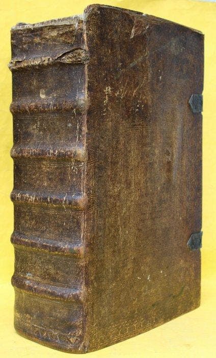 Grosse & schwere Bibel, Biblia Das ist: Die gantze Heilige, Antiek en Kunst, Antiek | Boeken en Manuscripten