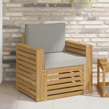 vidaXL Buiten bank set Polyester Wit, Verzenden, Nieuw