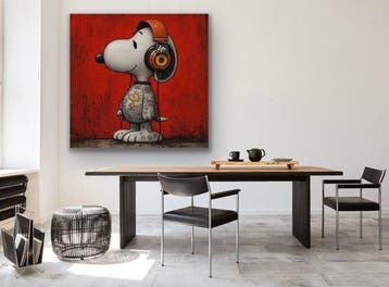 ERIC BRUMETTE - DJ SNOOPY SAVED MY LIFE 65 - Toile L -