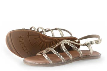 Atelier Tropezien Sandalen in maat 40 Goud, Overige kleuren, Verzenden, Sandalen of Muiltjes, Zo goed als nieuw