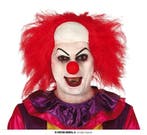 Halloween Pruik Clown Rood, Verzenden, Nieuw