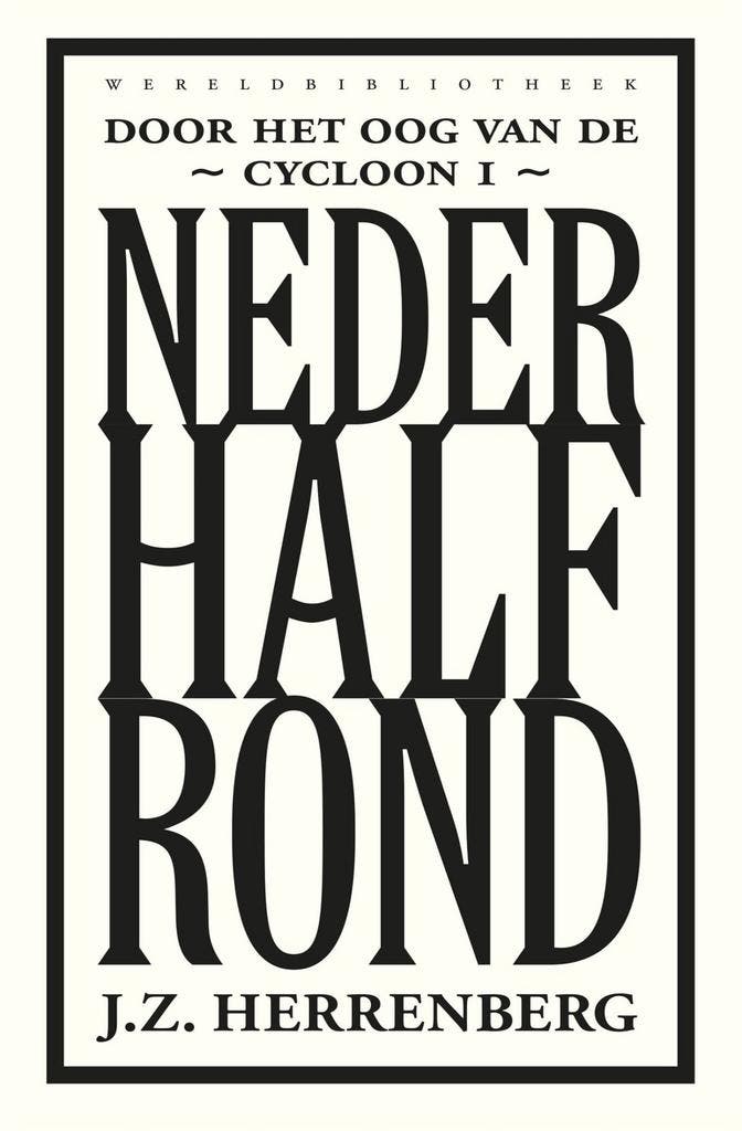 Door het oog van de cycloon 1 - Nederhalfrond, Boeken, Romans, Nieuw, Verzenden