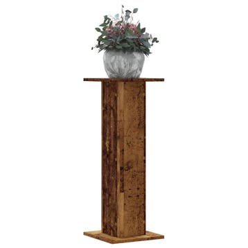 vidaXL Plantenstandaards 2 st 30x30x80 cm bewerkt hout oud, Verzenden