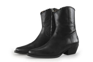 Shabbies Amsterdam Cowboy laarzen in maat 39 Zwart, Shabbies Amsterdam, Verzenden, Zwart, Zo goed als nieuw