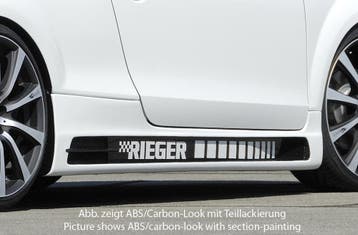 Rieger side skirt | TT (8J): 09.06- - Coupé, Roadster | r st, Verzenden