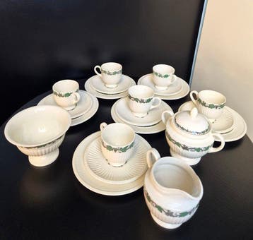 Wedgwood - Service à thé et café (21) - Stratford -