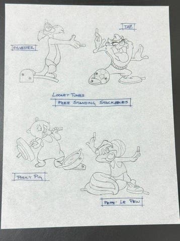 Warner Bros. - Oorspronkelijke concepttekening (1996) -, Nieuw in verpakking