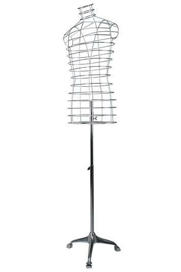 *TIP*  Torso man staaldraad 3/4 model op poot BM306-12, Ophalen of Verzenden