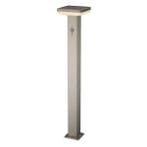 Solar staande buitenlamp 80cm met sensor vierkant 4,4W Warm, Verzenden, Nieuw, Led, Zonne-energie