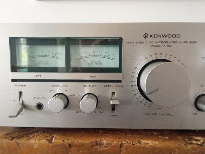 Kenwood - KA-801 Solid state geïntegreerde versterker, Audio, Tv en Foto, Radio's