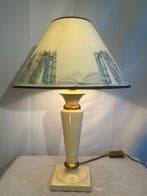 Le Dauphin - Lampe de table - Livres - Céramique, Acier, Or,