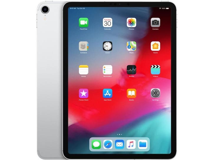 Apple iPad Pro 11 (2018) - WiFi + Cellular - 256GB - Zilver, Computers en Software, Apple iPads, Zo goed als nieuw, Verzenden