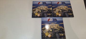 Malta. Year Set (BU) 2008 (3 sets) (Zonder minimumprijs)