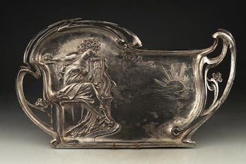 Présentoir à gâteaux - Plaqué(e) argent