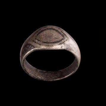 Époque Viking Argent Belle Bague de lŒil dOdin – Hringr –